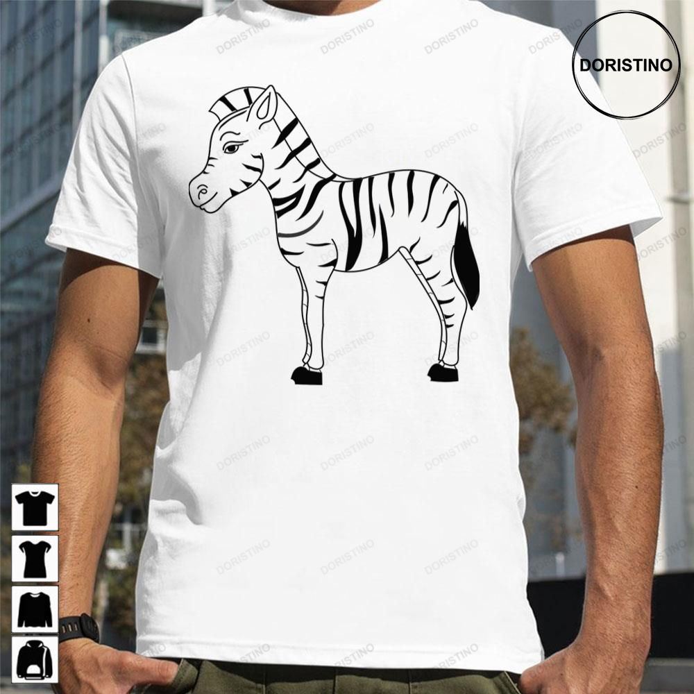 Black Line Zebra Limited Edition T-shirts